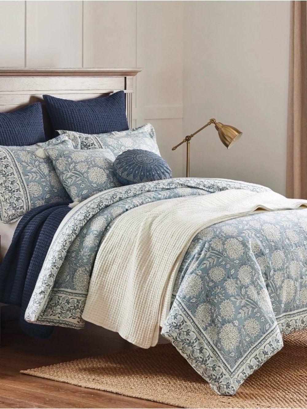 Levtex Home Adare Blue Comforter Set 3 Pc - King